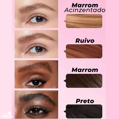 Modelador Rápido de Sobrancelhas à Prova d'água 5D - GlamUp® (Compre 1 e leve 2)