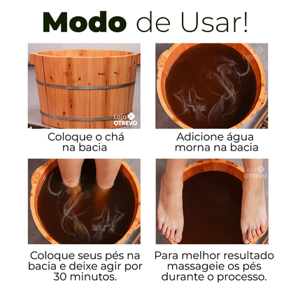 PureCleanse - Chá Natural Anti inflamatório (Redutor de inchaços)