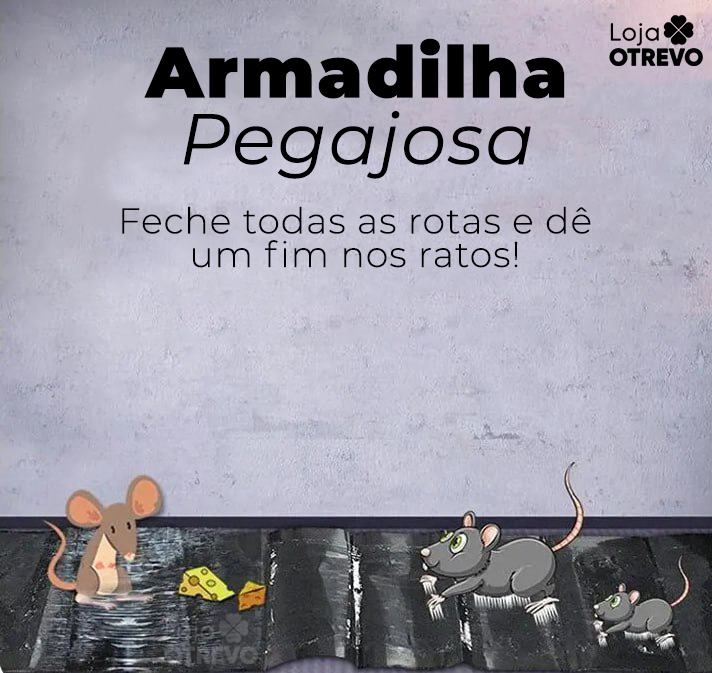 CatchMouse® - Armadilha Pegajosa Para Ratos