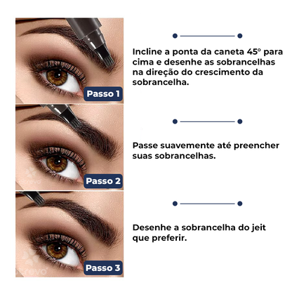 FioMaster - Caneta Micropigmentadora Fio a Fio (COMPRE 1 E LEVE 2)