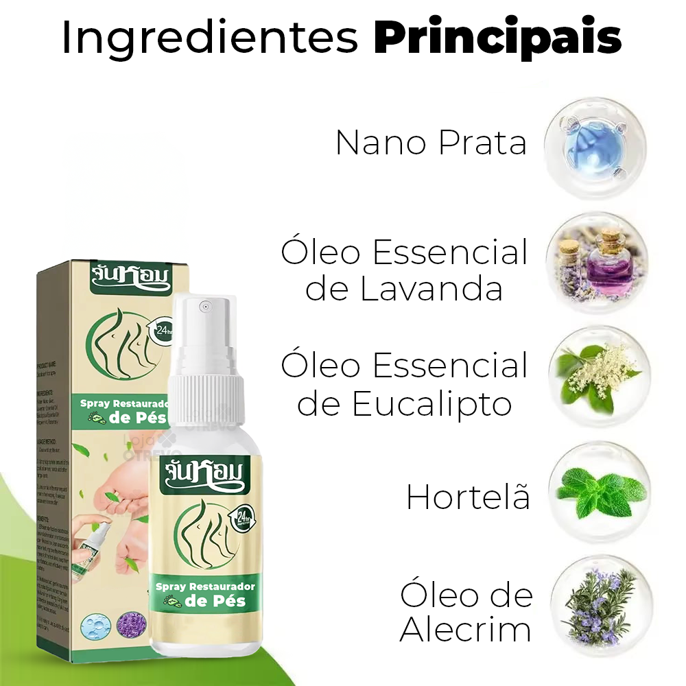 DermaShield - Spray Restaurador Rápido de Pés