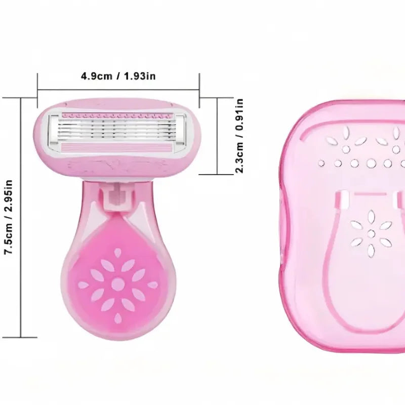 Mini Depilador Portátil Com 5 Super Laminas Clareadoras ( COMPRE 1 e LEVE 2) - DepiGirl®
