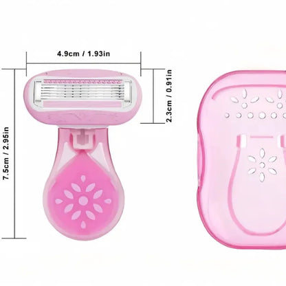 Mini Depilador Portátil Com 5 Super Laminas Clareadoras ( COMPRE 1 e LEVE 2) - DepiGirl®